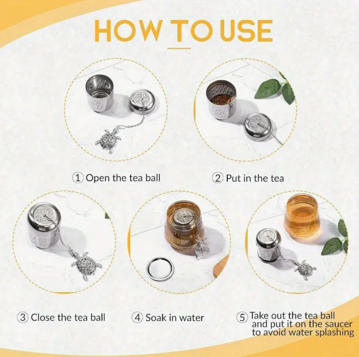 Tea Infusers with Charms