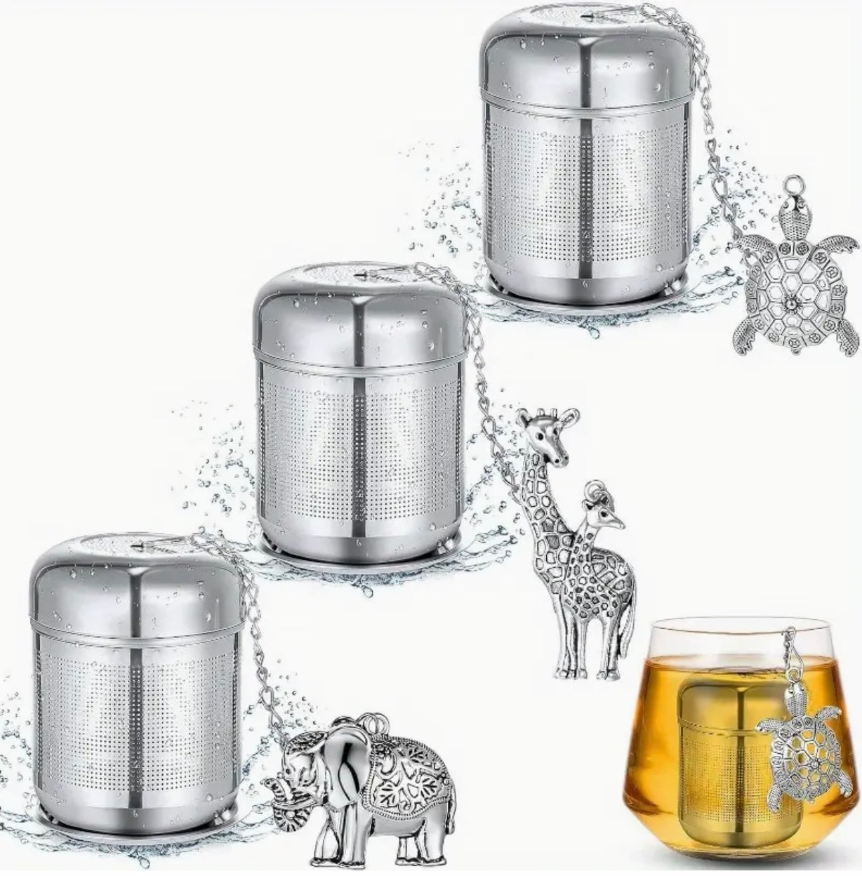 Tea Infusers with Charms